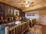 Soaring Hawk Lodge: Lower Level Guest Bedroom